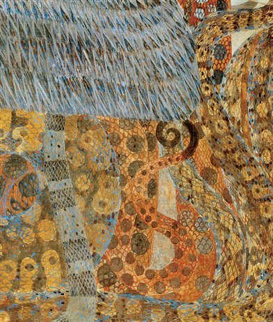 Gustav Klimt Gnawing Sorrow detail from second panel of The Beethoven - photo 5