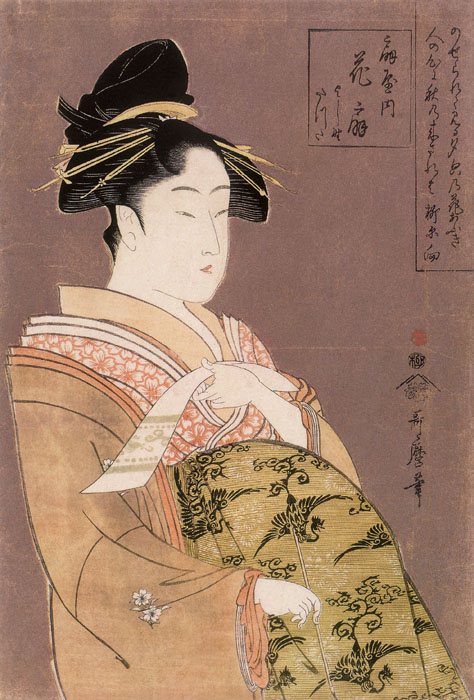 Hana gi of the giya kamuro Yoshino Tatsuta giya uchi Hanagi 1793-1794 - photo 2