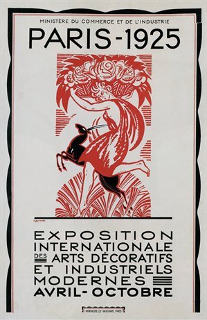 Robert Bonfils Poster for the Exposition de Paris Paris Exhibition of 1925 - photo 3