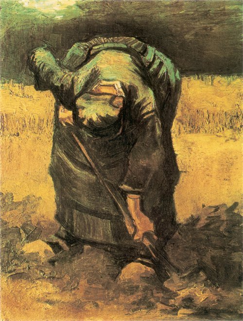 Peasant Woman Digging Nuenen July 1885 Oil on canvas 42 x 32 cm The Barber - photo 4