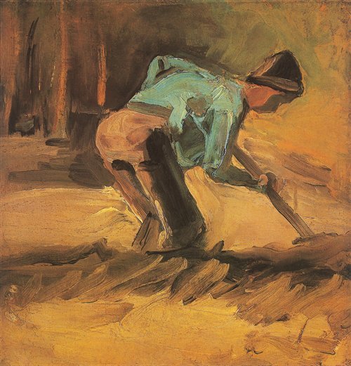 Peasant Working The Hague August 1882 Oil on paper on wood 30 x 29 cm - photo 5