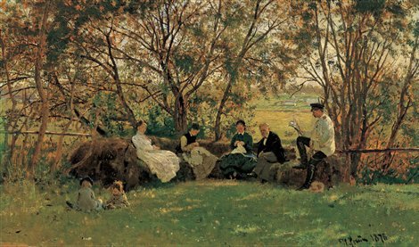 On a Turf Bench 1876 Oil on canvas 36 x cm The Russian Museum St - photo 4