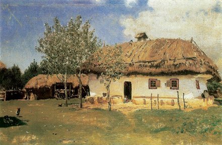 Ukrainian Farmhouse 1880 Oil on canvas 343 x 525 cm Museum of - photo 6