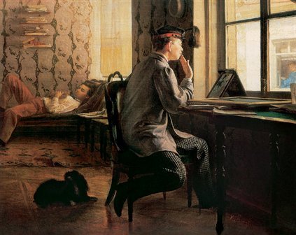 Preparation for the Examination 1864 Oil on canvas 38 x cm The Russian - photo 7