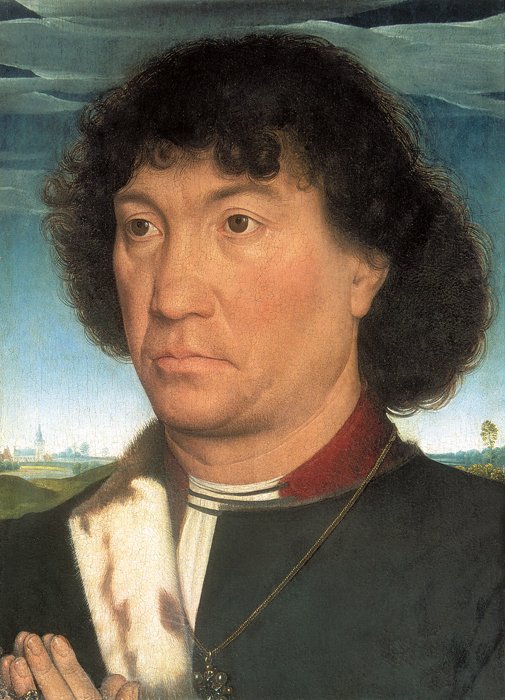 Hans Memling Portrait of a Man from the Lespinette Family c 1485-1490 - photo 4