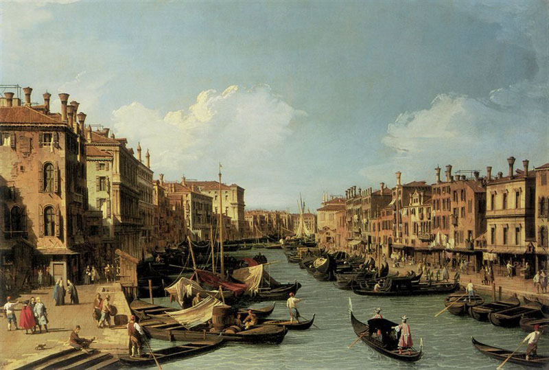 3 The Grand Canal near the Rialto Bridge Venice c 1730 Oil on canvas - photo 4