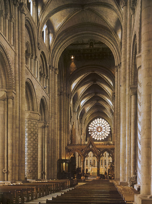 Nave 1093-mid-12 th century Durham Cathedral The chapter Early English - photo 5