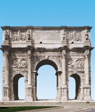 Arch of Constantine 312-315 Marble 21 x 257 x 74 m Rome - photo 3