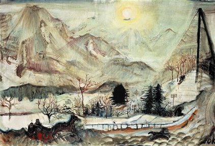 Oskar Kokoschka Dents du Midi 1909-1910 Oil on canvas 80 x 116 cm - photo 4