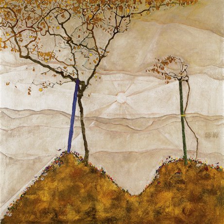 Egon Schiele Autumn Sun I Rising Sun 1912 Oil on canvas 802 x 805 cm - photo 5