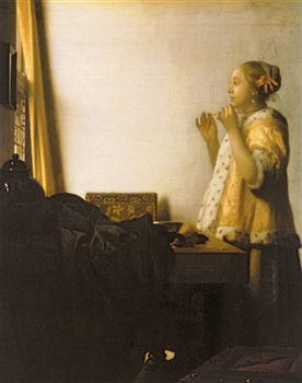 7 Johannes Vermeer Woman with a Pearl Necklace c 1664 Oil on canvas 55 x - photo 9