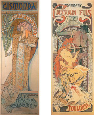 Gismonda 1894 Colour lithograph 216 x 742 cm Mucha MuseumPrague - photo 5