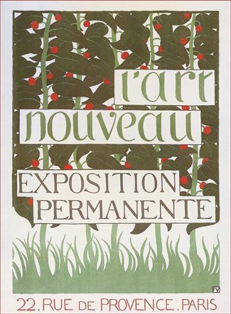 Flix Vallotton LArt Nouveau Exposition Permanente 1896 Poster for - photo 3