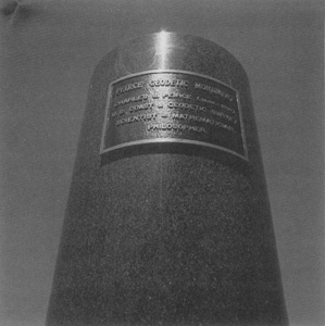 The Peirce Geodetic Monument in Indianapolis Indiana is used as a marker in - photo 2