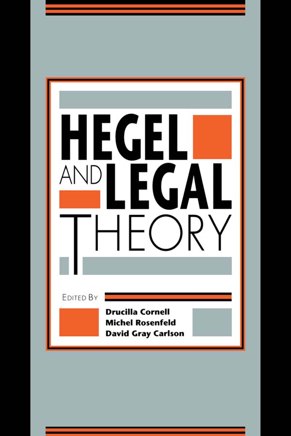 Edited by Drucilla Cornell Michel Rosenfeld David Gray Carlson - photo 1