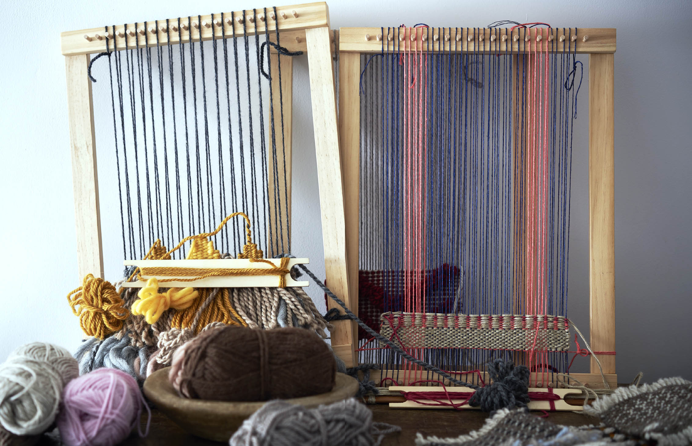 THE HISTORY OF WEAVING Weaving is a form of constructed textile Most - photo 10