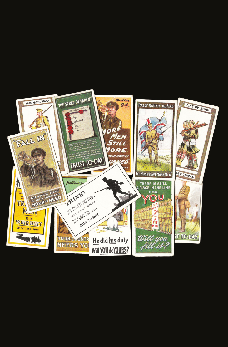 British recruiting posters issued as cigarette cards 100 Objects THE OUTCOME - photo 4