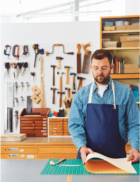 At the heart of the bindery is the workbench A bindery workbench should - photo 6