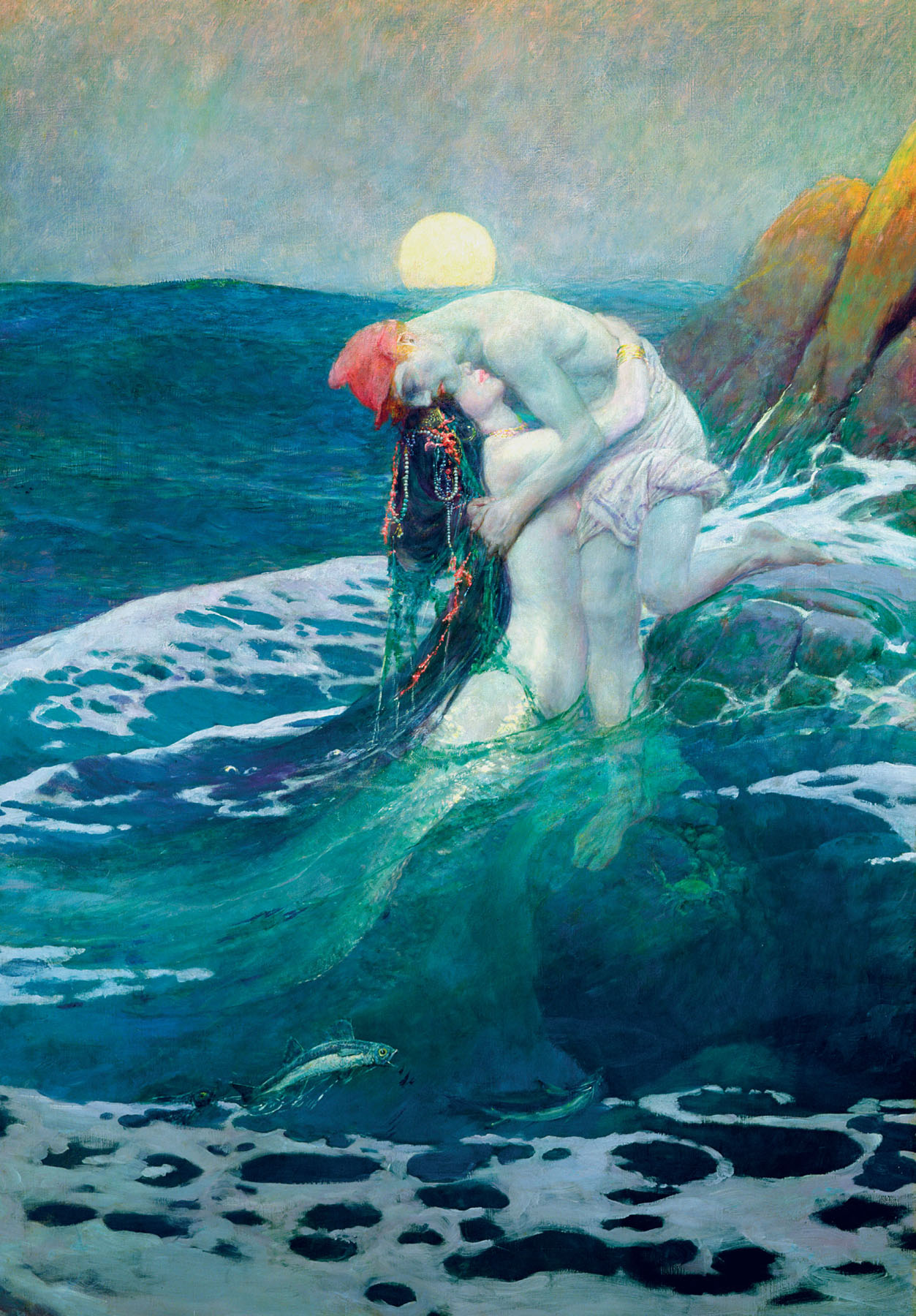 The Mermaid Howard Pyle 1910 Delaware Art Museum Wilmington USAGift of - photo 1