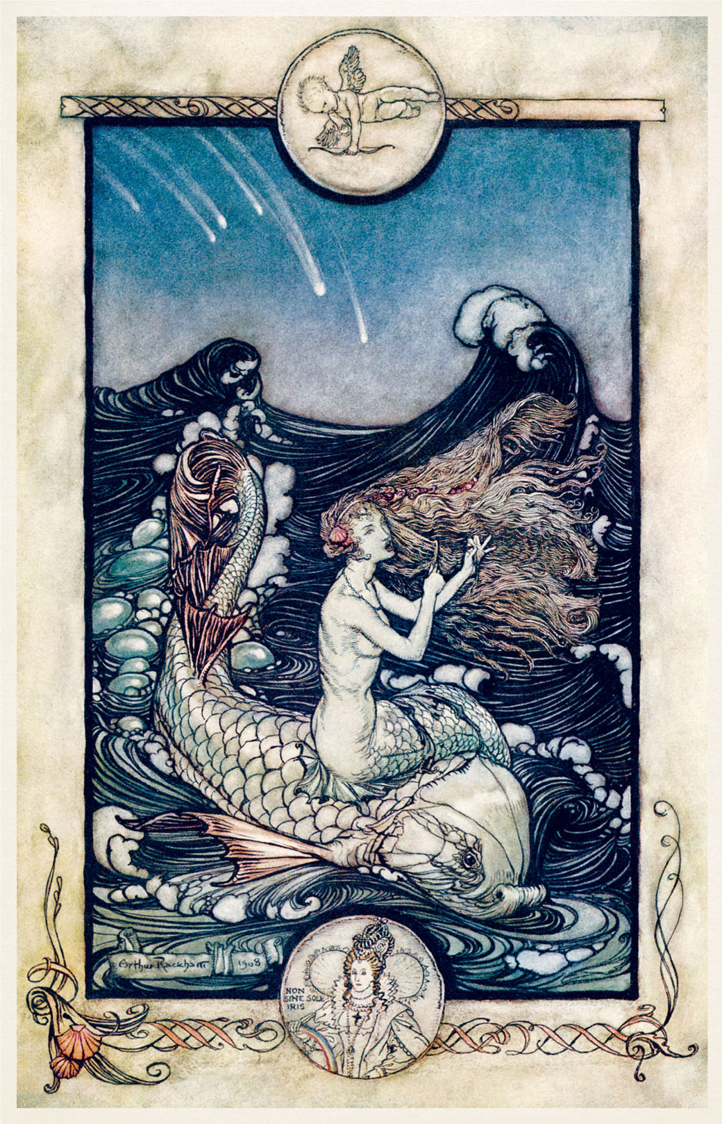 To hear the sea-maids music illustrated by Arthur Rackham for his 1908 edition - photo 3