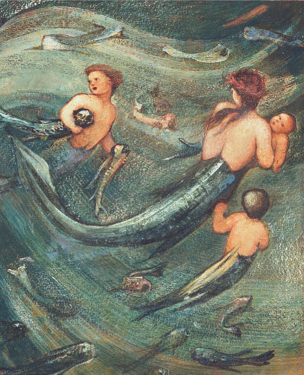 Mermaids in the Deep Edward Coley Burne-Jones 1882 Private CollectionPhoto - photo 4