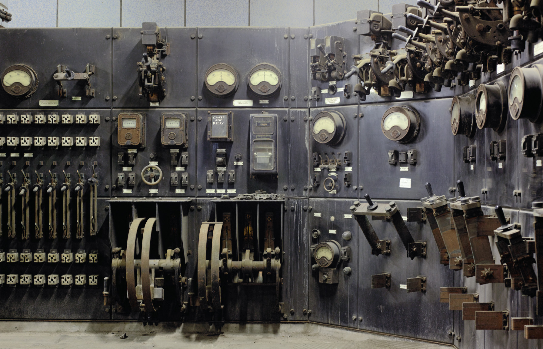 Monumental switchgear Control Room B side Battersea Power Station The jagged - photo 7