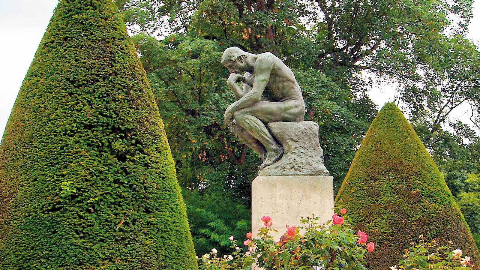 The Rodin Museums iconic statue The Thinker ponders in the garden THE BEST - photo 12