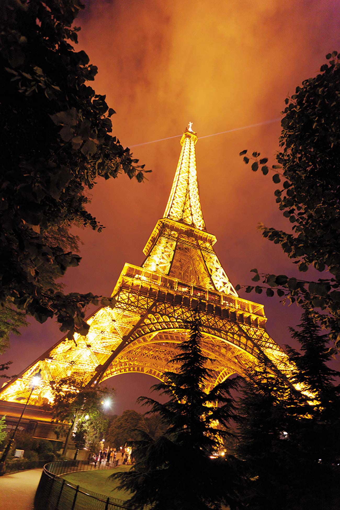 The Eiffel Tower viewed from the Champs de Mars park is loveliest after dark - photo 16