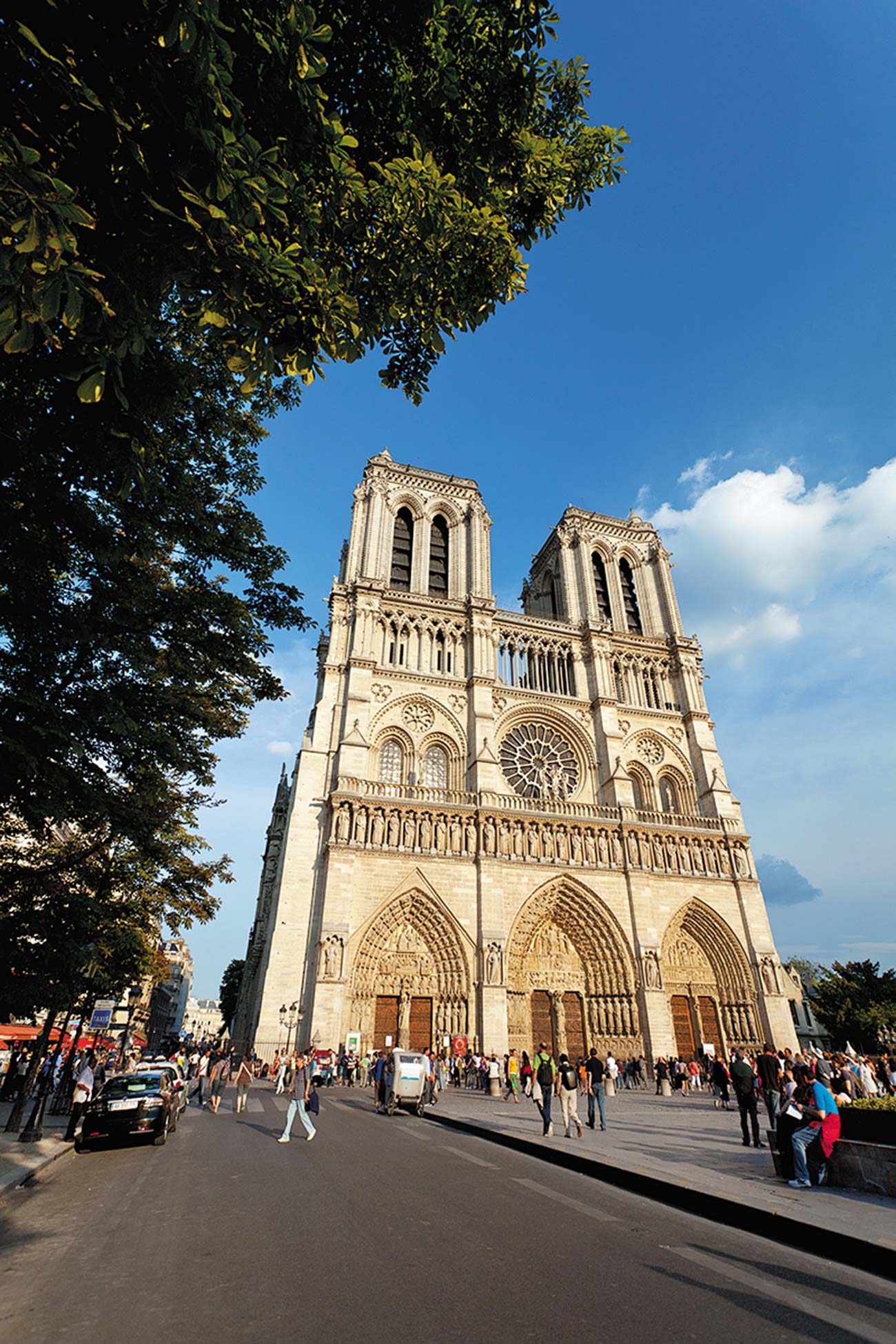 The west facade of Notre-Dame Cathedral is ground zero in Paris Sweeping - photo 18