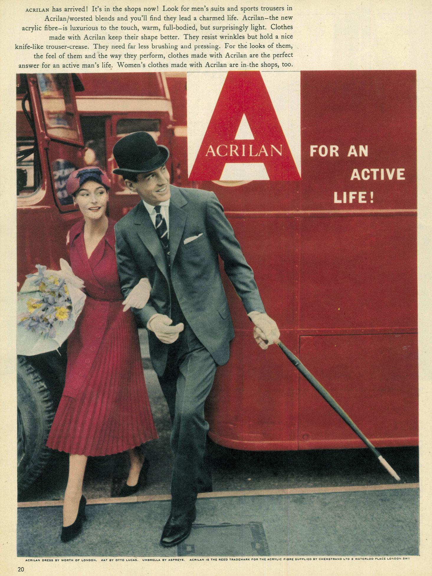 Both the womans dress by Worth of London and the mans suit in this 1952 - photo 5