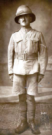 A soldier wearing Khaki Drill and a Wolseley-pattern helmet Egypt c 1917 - photo 6