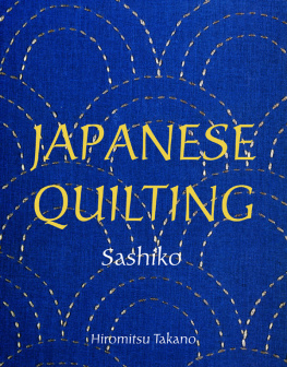 Saikoh Takano Japanese Quilting: Sashiko