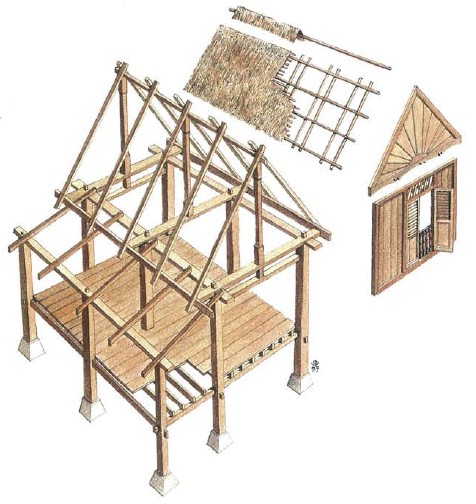 Malay houses are always built on stilts see drawing by Julian Davison below - photo 10