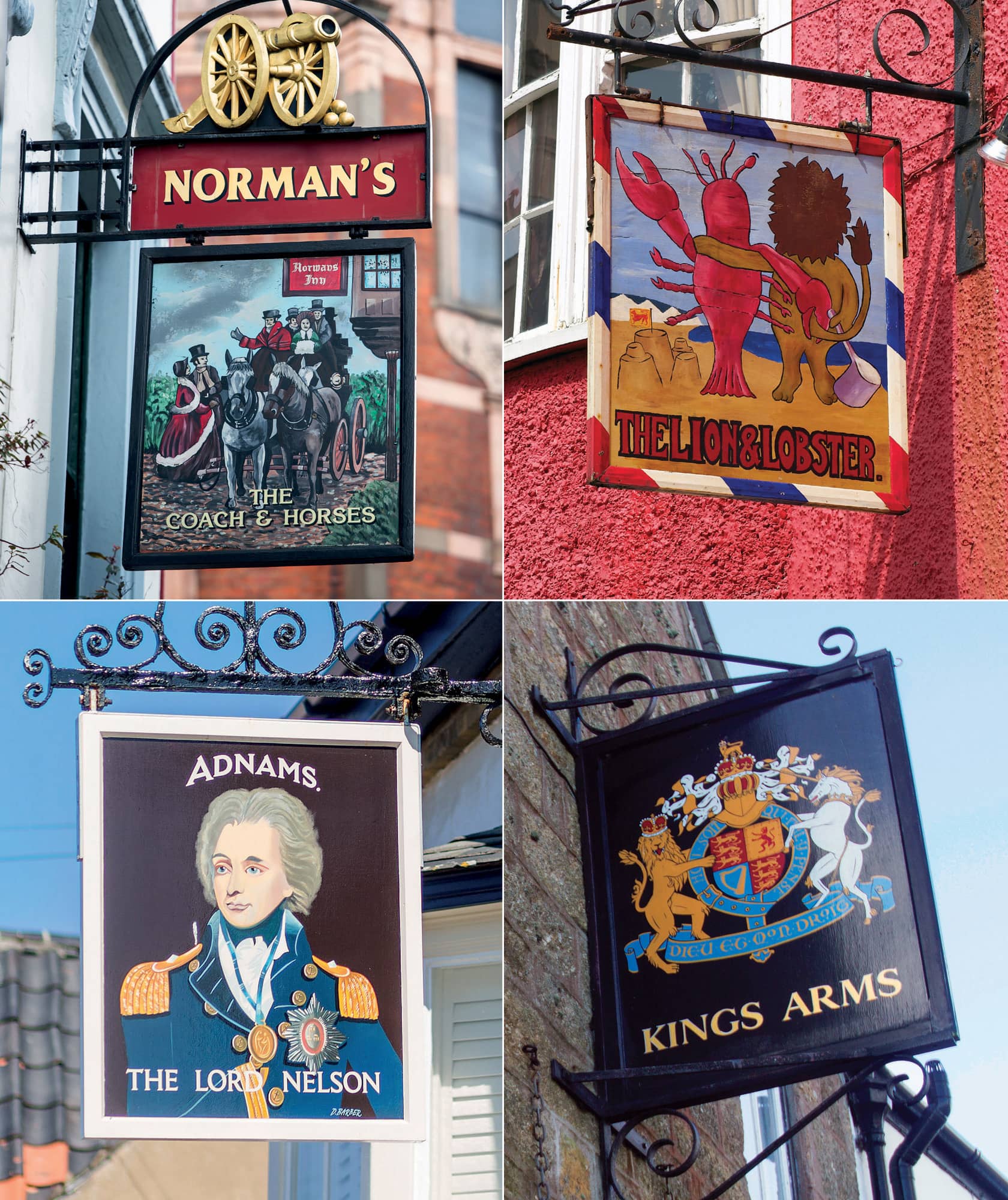 Pub signs like these are the descendants of large visual icons that identified - photo 6