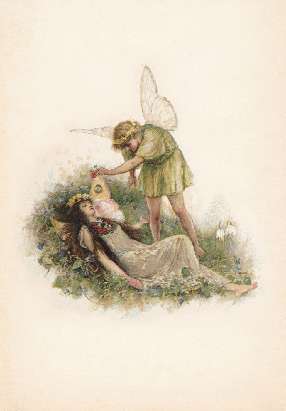 Titania and Oberon from Midsummer Nights Dream Walter Stanley Paget 1890 - photo 4