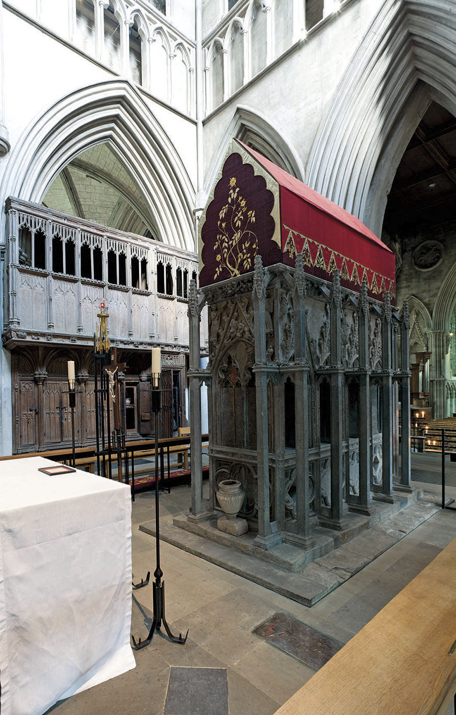 Fourteenth-century reconstructed shrine of St Alban Cathedral and Abbey Church - photo 7