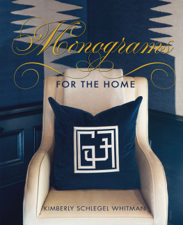 Kimberly Whitman - Monograms for the Home