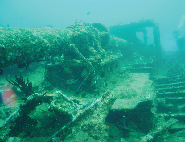 Some ships such as the HMS Rhone which sank in the waters off the British - photo 7