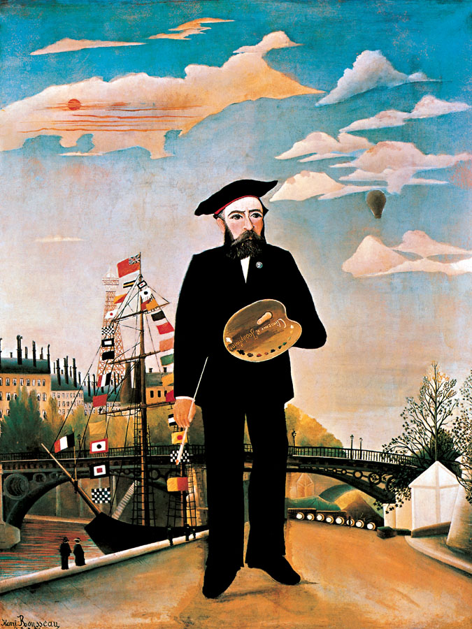 Henri Rousseau Self-Portrait 1890 Oil on canvas 146 x 113 cm Nrodn Galerie - photo 2