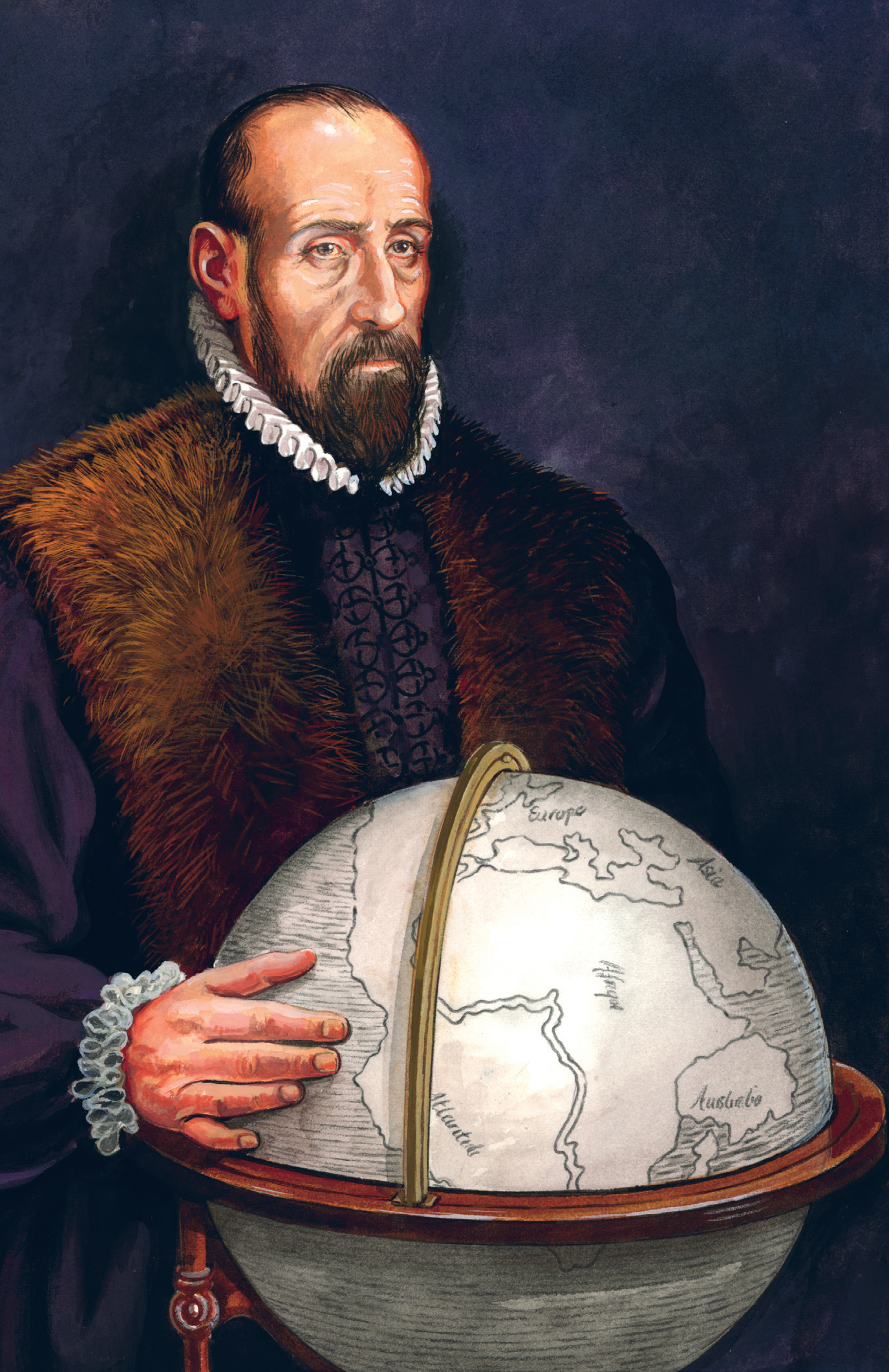 Abraham Ortelius with a later depiction of his idea Greater glory March 1912 - photo 6