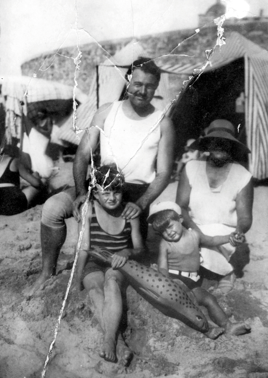 CLOCKWISE ERNEST PAULINE JOHN BUMBY AND PATRICK ON A BEACH IN FRANCE - photo 15