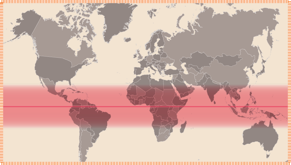 The cocoa tree can only grow in very specific areas of the world limited to a - photo 10