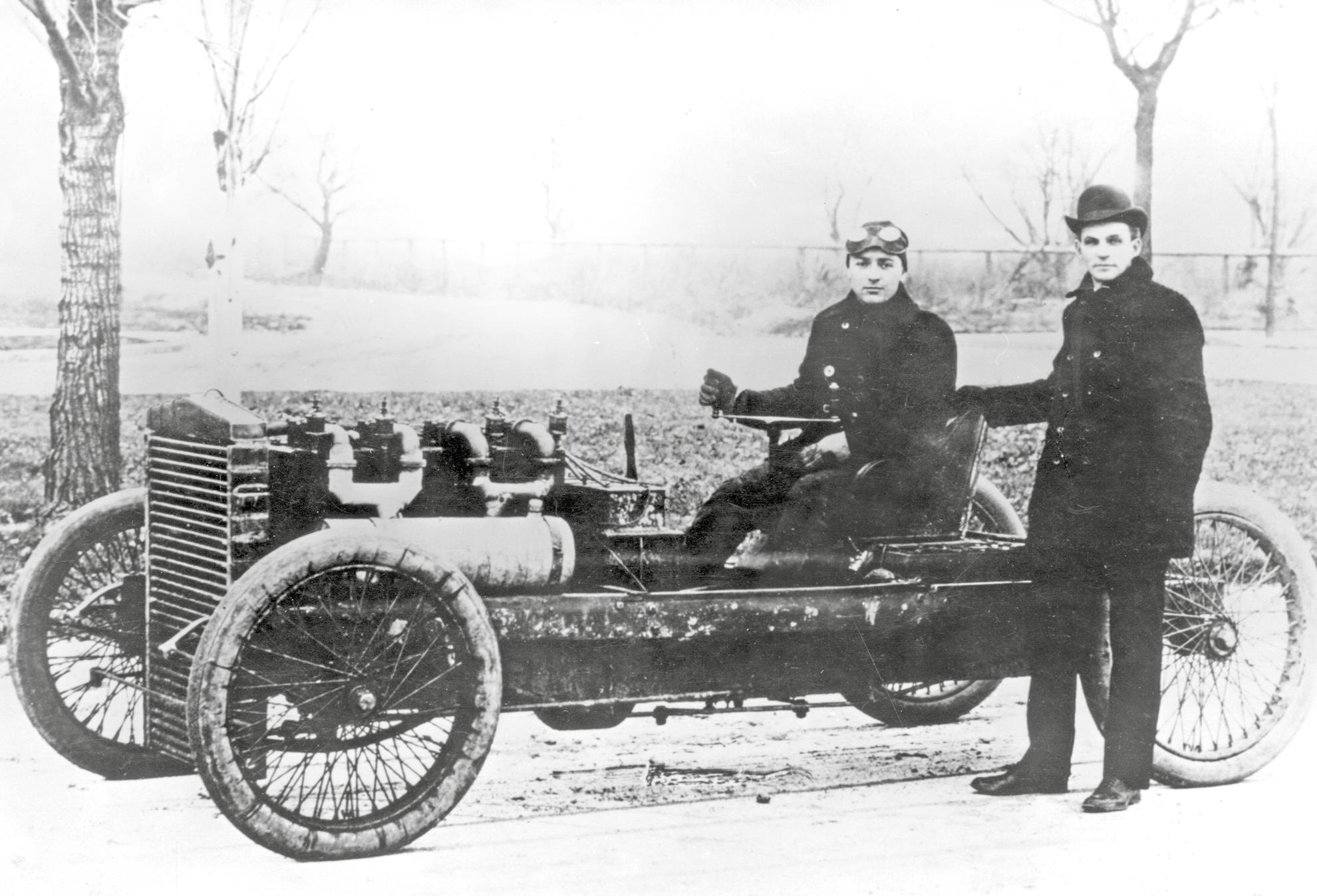 Henry Ford and Barney Oldfield with the Ford Arrow 999 in January 1904 Ford - photo 5