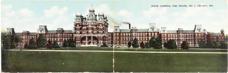 Double postcard of the massive State Hospital Number 3 It was the largest - photo 7