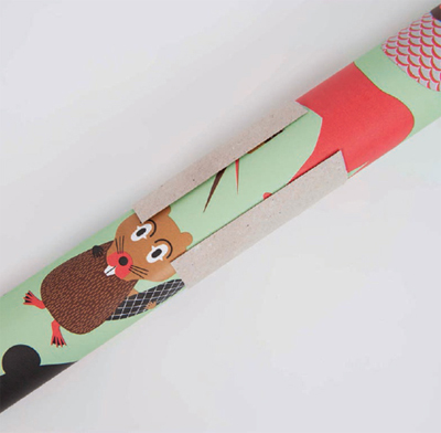 DOES YOUR GIFT WRAP UNROLL CUT AN EMPTY TOILET PAPER TUBE AND SLIDE IT ON THE - photo 5