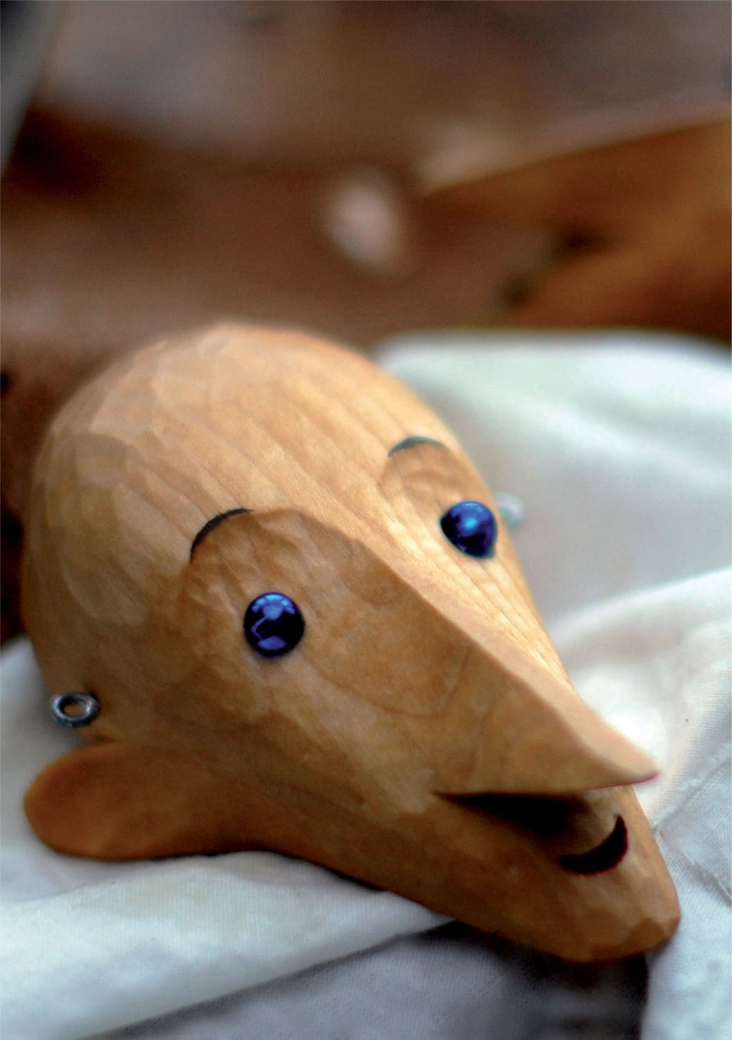 A wooden puppet head on the workbench How I got interested in marionettes I - photo 4