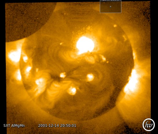 Figure 14 Yohkoh Satellite x-ray images from December 14 th 2001 showing an - photo 4