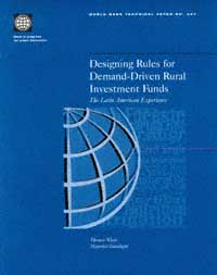 title Designing Rules for Demand-driven Rural Investment Funds The Latin - photo 1