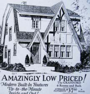 The popular 1930 Montgomery Ward Cranford model is architecturally speaking a - photo 5