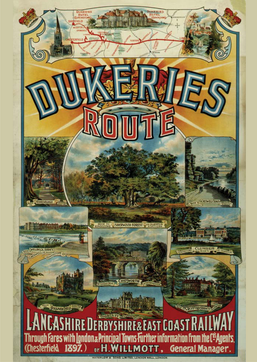 Dukeries Route Lancashire Derbyshire East Coast Railway 1897 The route - photo 4